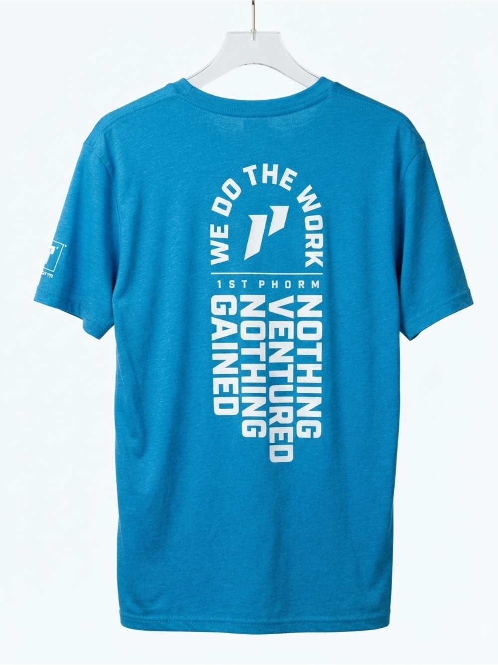 1ST PHORM Blue Logo Short Sleeve Tee
